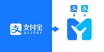 網商銀行品牌LOGO變藍,和支付寶新舊品牌色保持一致